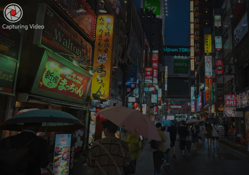 A first-person view (POV) illustration of AI Smart Glasses recording a street scene in Ultra HD video with a recording indicator